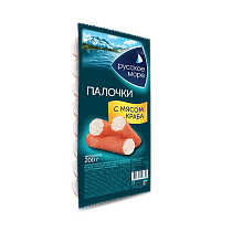 Crab sticks imitation with crab meat pasteurized chilled 200g